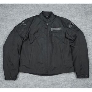 Alpinestars Stella Women's Motorcycle Jacket Large w/ Liner Black EUC Poly